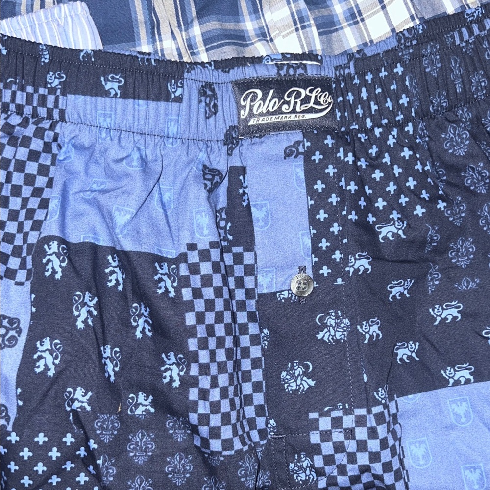 Polo Ralph Lauren Boy’s Boxer Shorts - Blue and Red Set - Picture 6 of 13